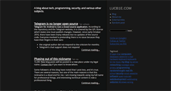 Desktop Screenshot of lucb1e.com