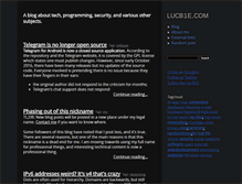 Tablet Screenshot of lucb1e.com